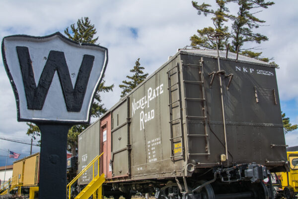 W sign and boxcar-1